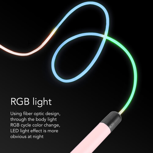 RGB-LED-Springseil: Leichtes Rosa, 2800 mAh AA-Batterien 2