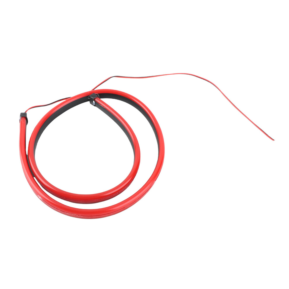 100cm LED Third Brake Light Strip Bar Waterproof Flexible Red Light High Mount Stop Light Universal for Car