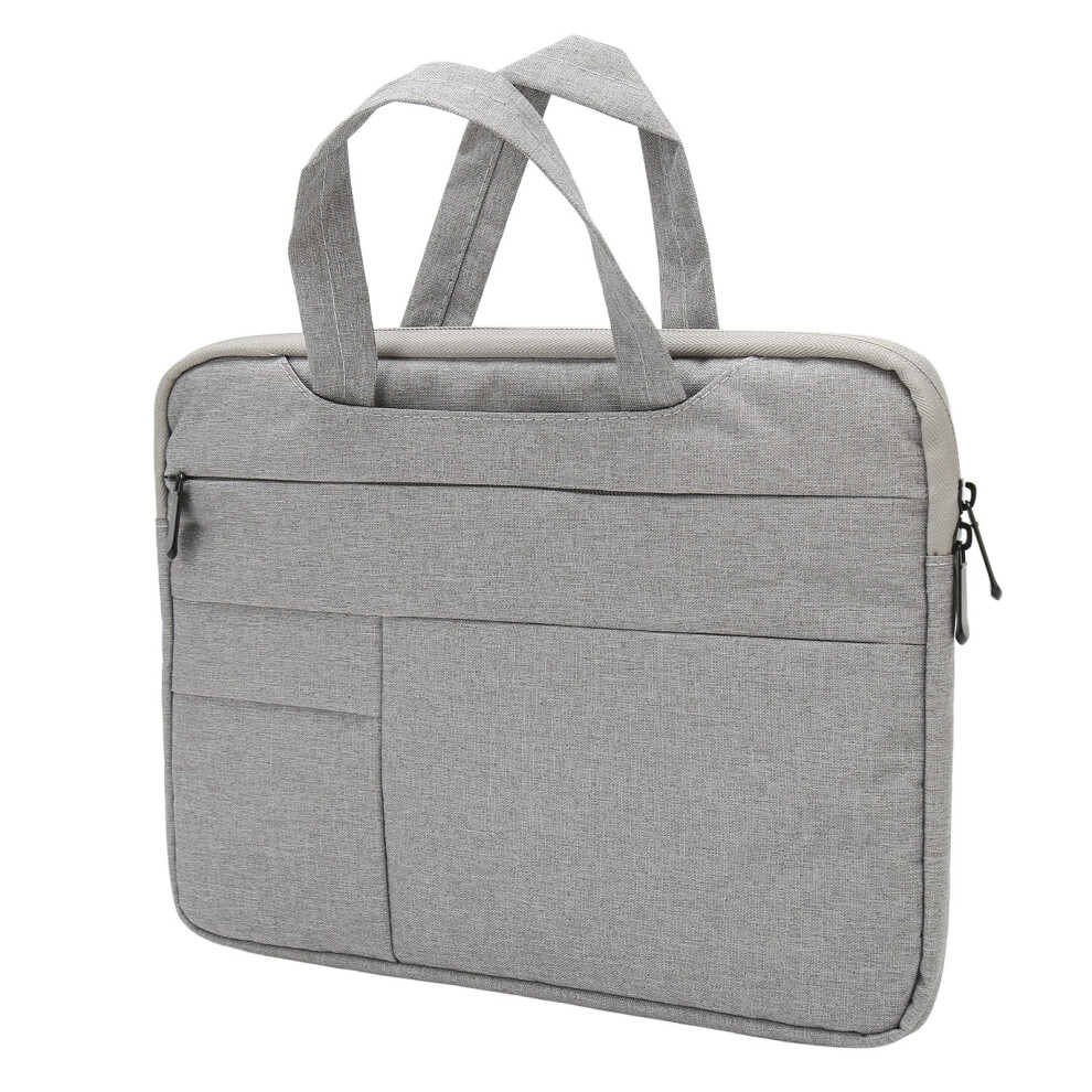 Laptop Case Waterproof Oxford Cloth Double Zipper Portable Laptop Protective Sleeve 13 Inch Light/Gray 4621317654838