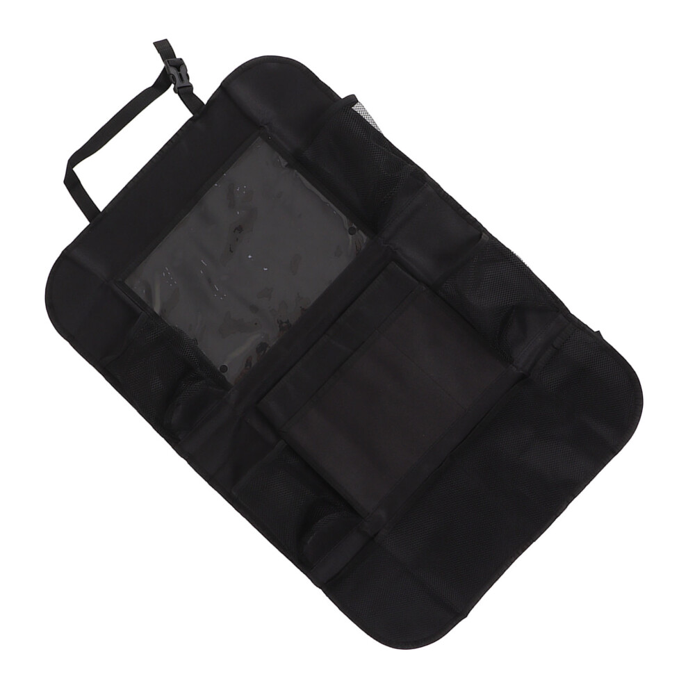 Seat Back Protector Kick Mat Travel Car Backseat Organizer With Tablet Holder Multiple Storage Pockets 4281317655855