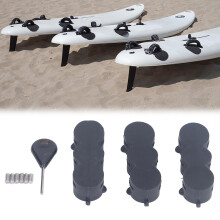 3 Stück Surfboard Fin Box Hecksteuerung Ersatz PVC für Longboard & Paddleboard