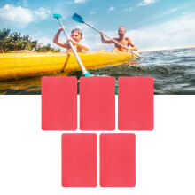 5PCS Inflatable Boat Repair Patch PVC Waterproof Air Leakage Prevention Kayak Repair Patch for Boat Repair Kit Red