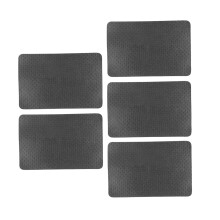 5PCS Inflatable Boat Repair Patch PVC Waterproof Air Leakage Prevention Kayak Repair Patch for Boat Repair Kit Black