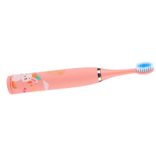 Kinder-Elektrozahnbürste Pink, 4 Stufen, 8 Aufsätze, USB-Aufladung