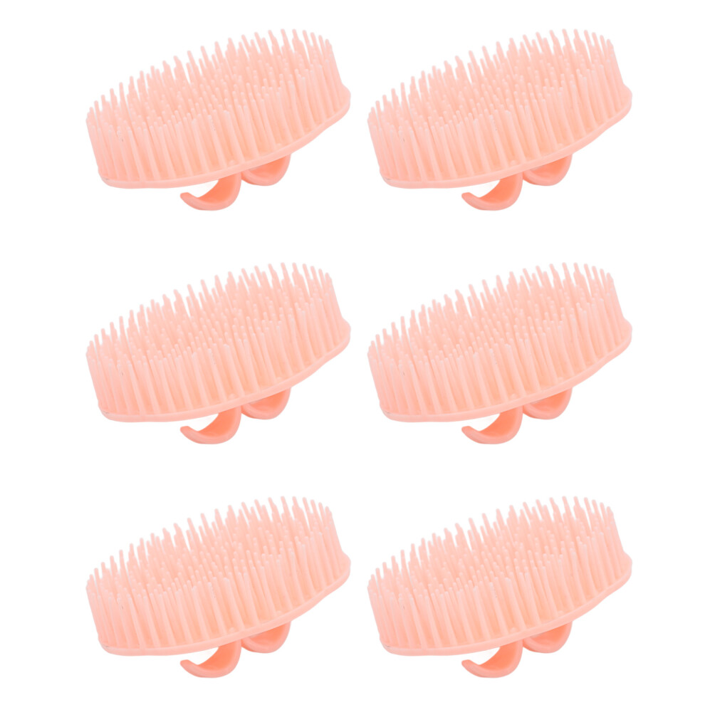 10pcs Resin Scalp Massager Scrubber Men Women Wet Dry Dandruff Removal Shampoo Brush for Hair Care