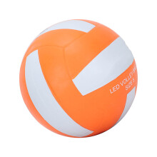 LED Glow In The Dark Volleyball Rubber LED Vibration Nightime Light Up Volleyball for Outdoor
