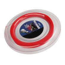 POWERTI Badminton Racquet String High Elasticity Wear Resistant Resin Fibre Replacement Line for Repair Red