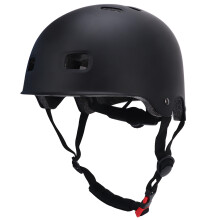 Skateboard- und Fahrradhelm L 54–60cm Schwarz für Kinder, Jugendliche, Rollschuhlaufen