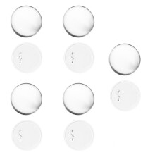 100 Sets Blank Button Badge Parts Set for Button Making Machine DIY Round Shape Rustproof Button Making Supplies 75mm/3.0in