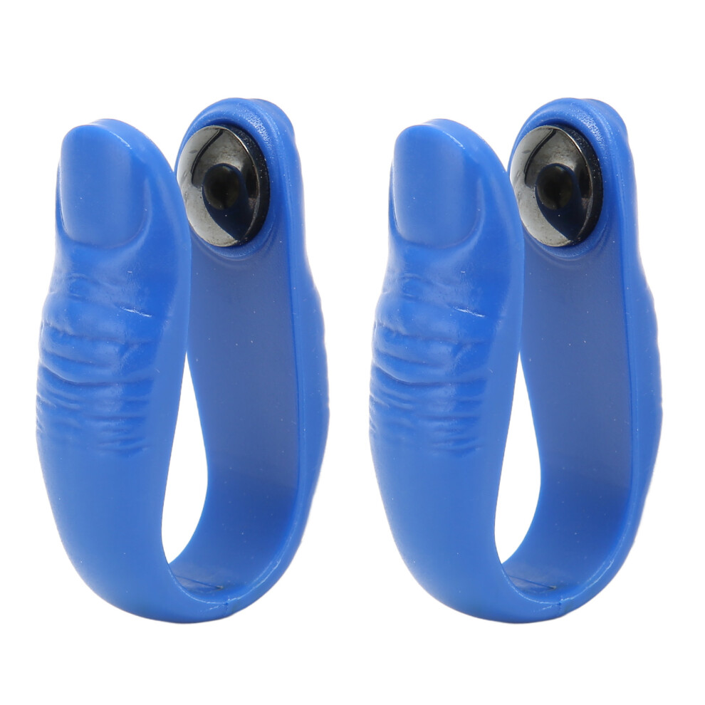 Blue 2Pcs Tiger Mouth Clip Safe Effective Acupressure Point Clip Acupoint Massage Clip With Magnets For Migraine Dizziness