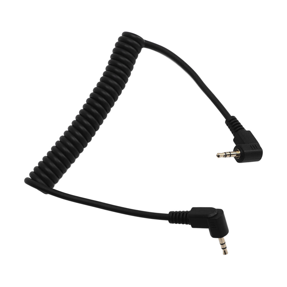 Flash Sync Cable 2.5Mm Male To Male Coiled Cord For Olympus Camera Em Series Dslr 8411317662560