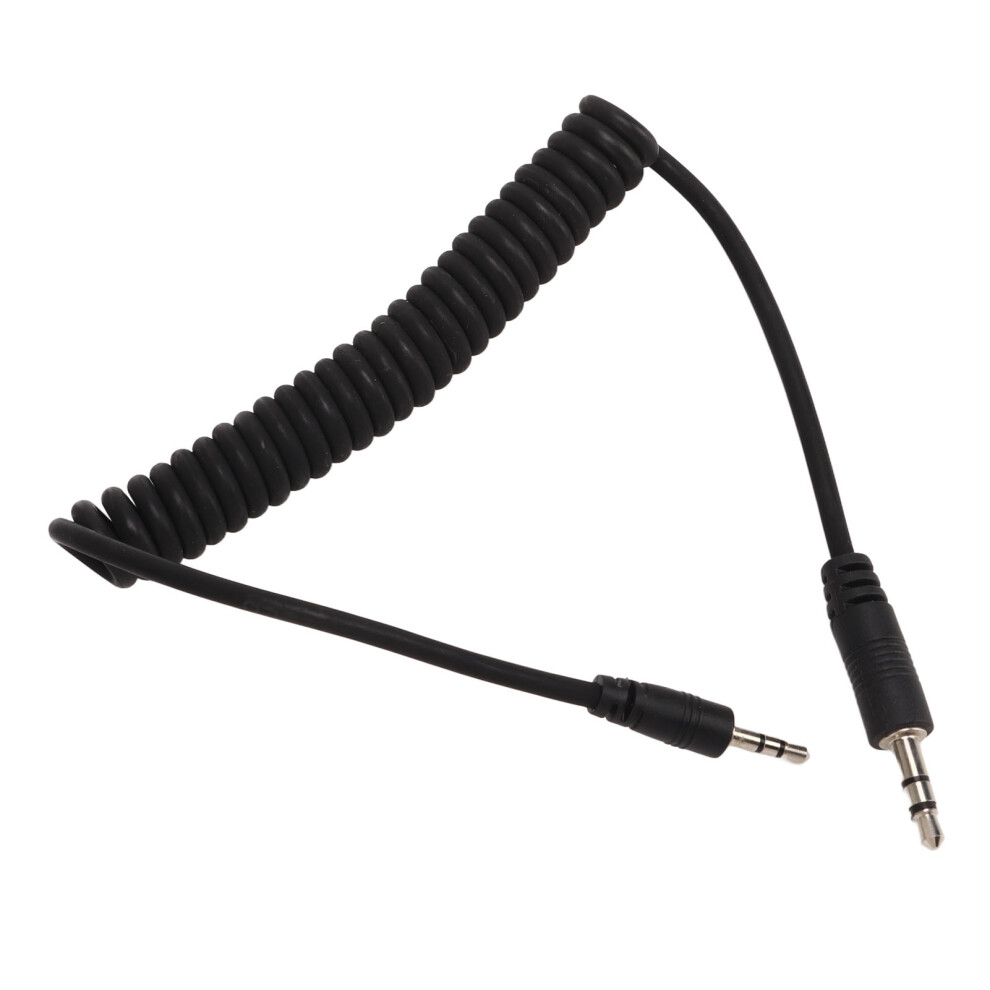 3.5Mm To F2 Camera Spring Cable Shutter Remote Control Flash Trigger Connection Cord 1 Meter 5041317662524