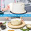 Acrylic Round Cake Discs Set,Buttercream Tiered Decorating Tools,Cake Circle Base Boards,Acrylic Scraper 10