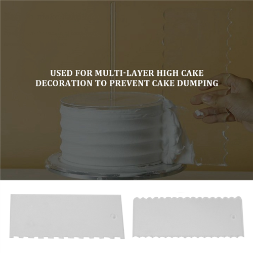 Acrylic Round Cake Discs Set,Buttercream Tiered Decorating Tools,Cake Circle Base Boards,Acrylic Scraper 2