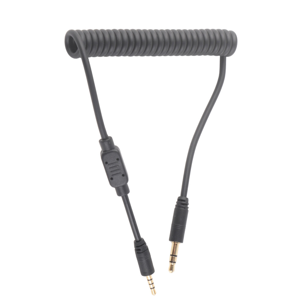 Flash Sync Cable 3.5Mm Male To Male Coiled Cord For Leica Camera G F Series Dslr 9421317662841