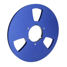 10-Zoll-Blaues Aluminium-Öffnungssporen für 1/4-Zoll-Soundbänder