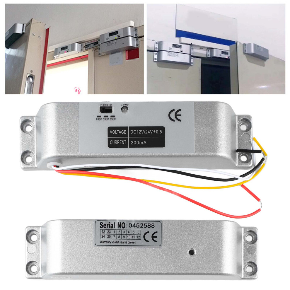Electric Drop Bolt Lock 12V To 24V Aluminum Alloy Electronic Door Lock For Access Control System 4241317663984