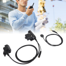U94 PTT Adapter Durable Portable Military Intercom Headset Adapter for MOTOROLA XTS2500