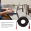 49ft HD Multimedia Interface Kabel 1080p, Schwarz & Rot, Flexibel 4