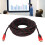 49ft HD Multimedia Interface Kabel 1080p, Schwarz & Rot, Flexibel 14