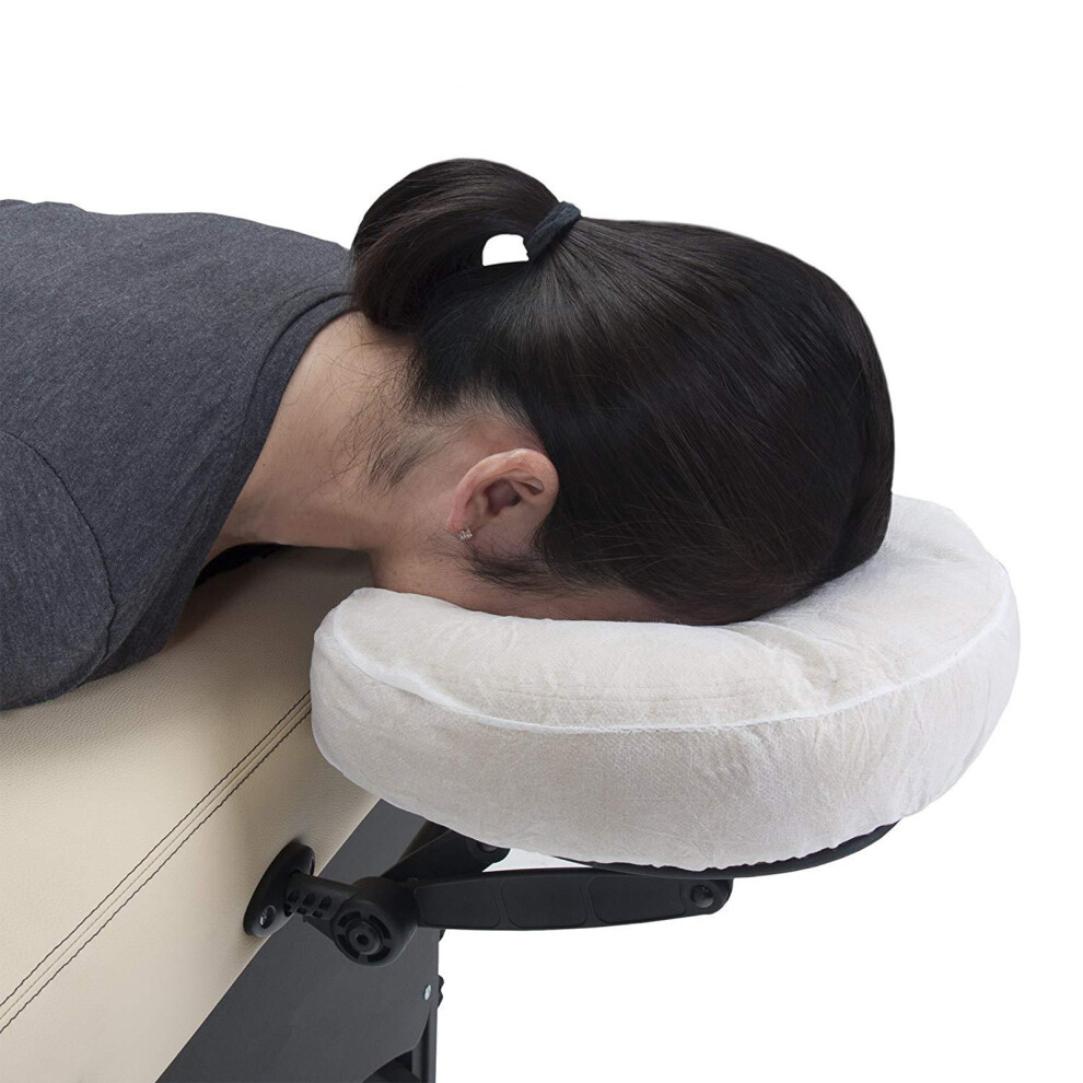 50Pcs Disposable Face Cradle Covers Non Woven Pillowcase for U Shaped Massage Pillow Professional Linens