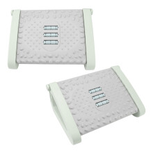 Ergonomischer Fußhocker für das Büro, 6 Einstellmöglichkeiten, Massage-Struktur & Rollfunktion für Komfort