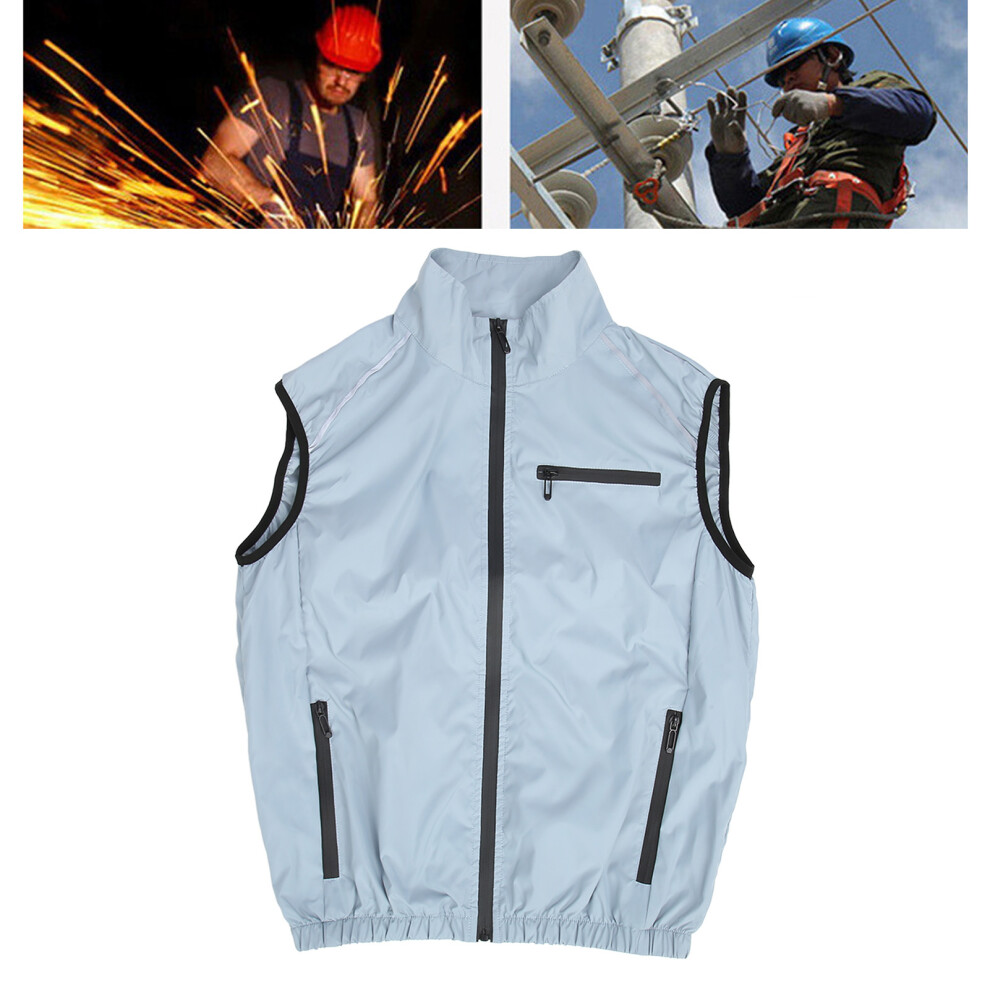 Cooling Vest 3 Levels Adjustable Microporous Breathable Air Conditioned Clothes with Fans for Hot Weather Work XL-image-OPC-PHS5Q6N-NEW