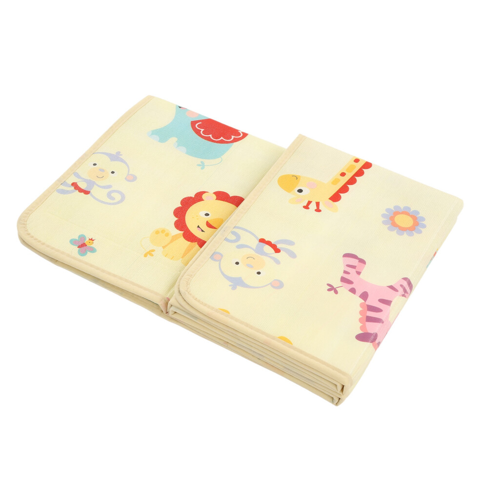 Foldable Baby Play Mat Waterproof Odorless Dirt Resistant Extra Large Activity Playmats for Toddler Infant Crawling