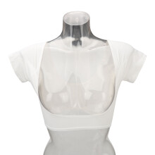 Mädchen Damen Achselhöhlen-Schweißweste Atmungsaktiv Schnell Trocknendes Shirt Achselpads Weiß M