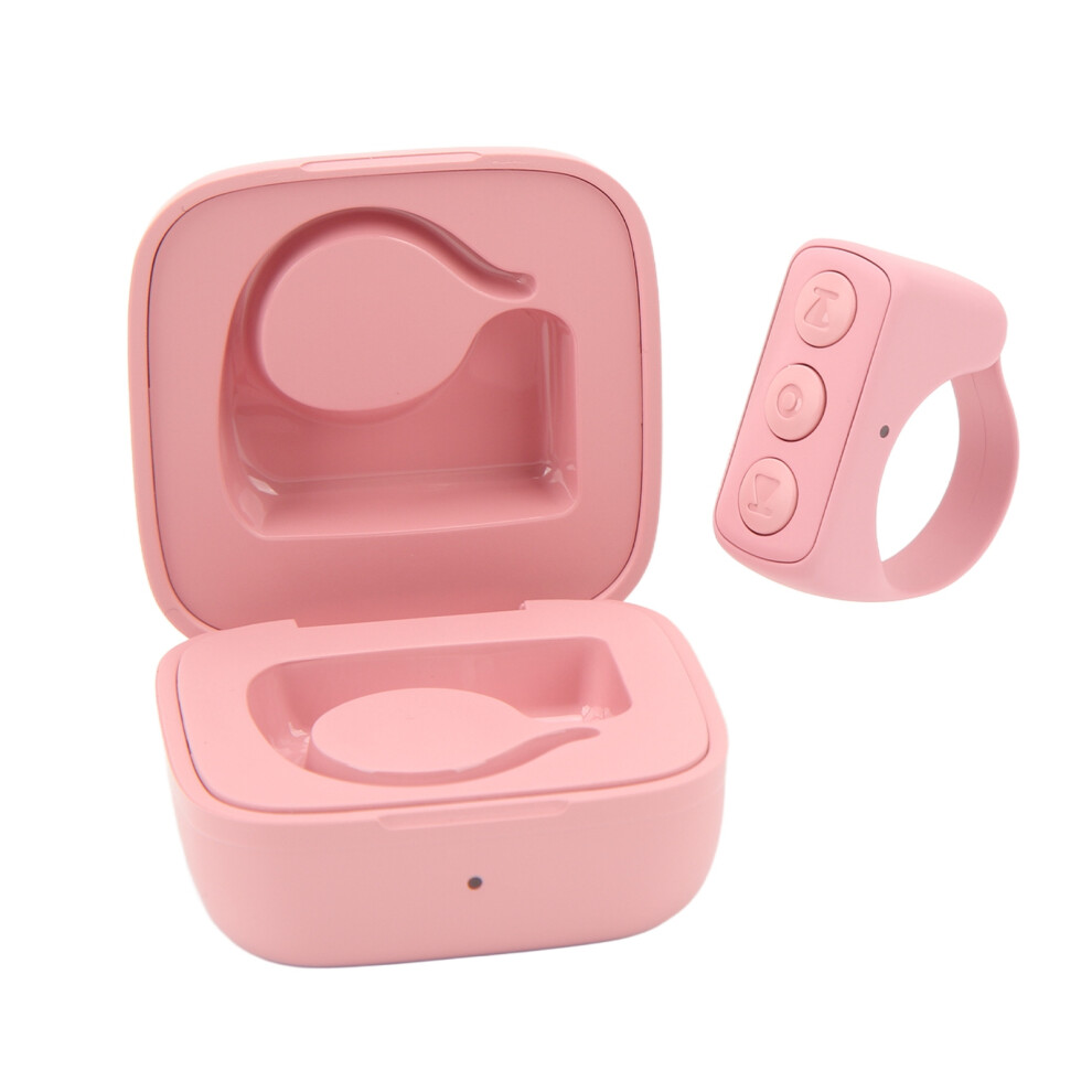 Bluetooth Remote Control Page Turner App Remote Scrolling Ring Clicker For Cell Phone Pink 3321317671019
