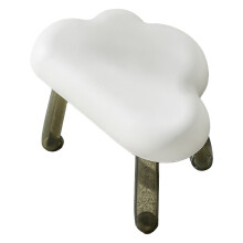 Kinder-Wolkenform transparent weißer Plastikhocker, leichtes Geschenk