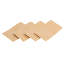 200 Stück Kraftpapier Stand-up-Beutel 9x14cm mit wiederverschließbarem Reißverschluss