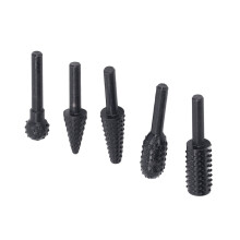 5 Stück 1/4 Zoll Wolframstahl-Fräser-Set für Holzgravur & Porting
