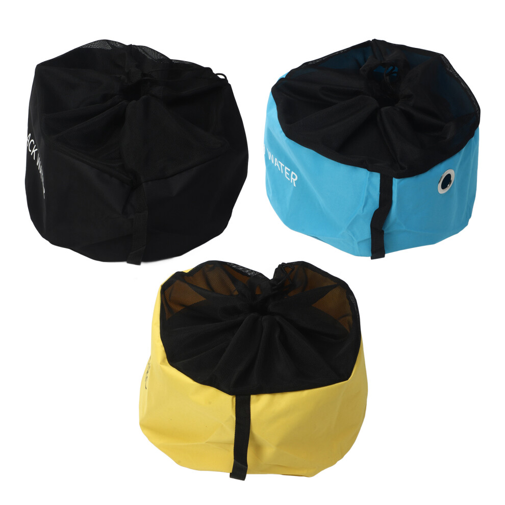 Rv Hose Storage Bags Multifunctional Rv Accessories Bag For Sewer Hoses Fresh Water Hoses Electrical Cords 3 Layer Black 6901317676114