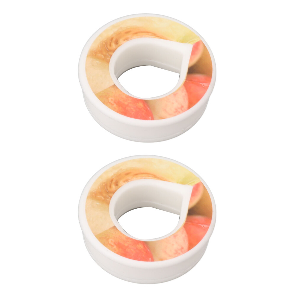 6Pcs Water Bottle Flavoring Pod 0 Sugar 0 Calories Drink Bottle Fruit Fragrance Ring for Sport Gym Peach