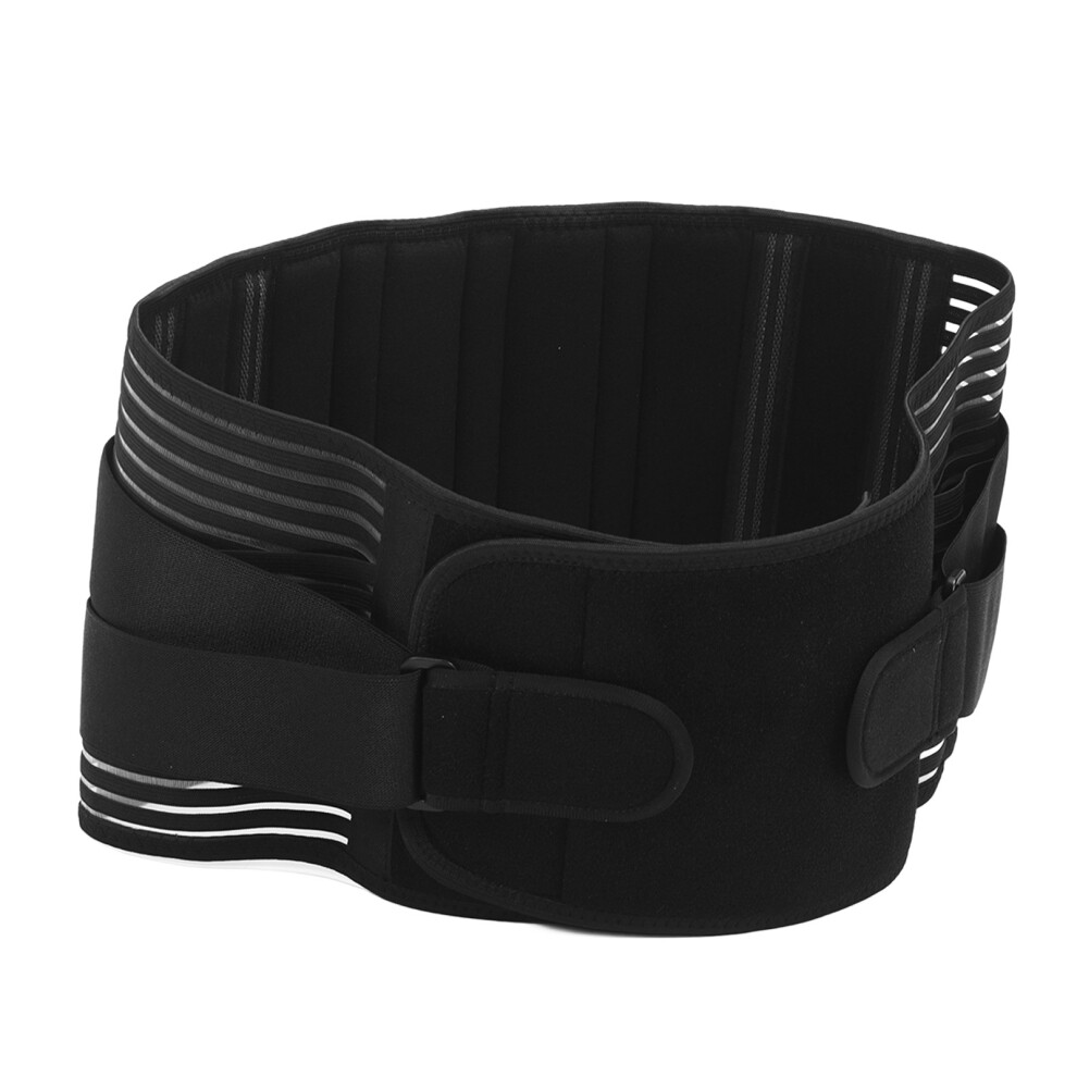 Waist Compression Brace High Elasticity Back Support Protection Belt for Fitness Sports L