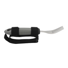 Verstellbarer Gabel mit Riemen für ergonomischen Griff: Ideal für den Einsatz bei Behinderungen