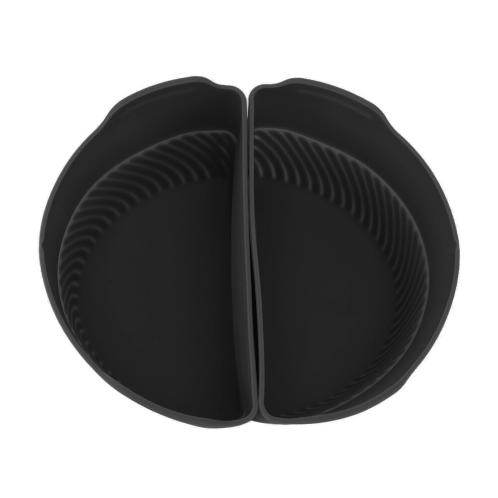 Silicone Slow Cooker Liner 6 Quart Reusable Slow Cooker Divider for 6 Quart Pot Kitchen Accessories Black