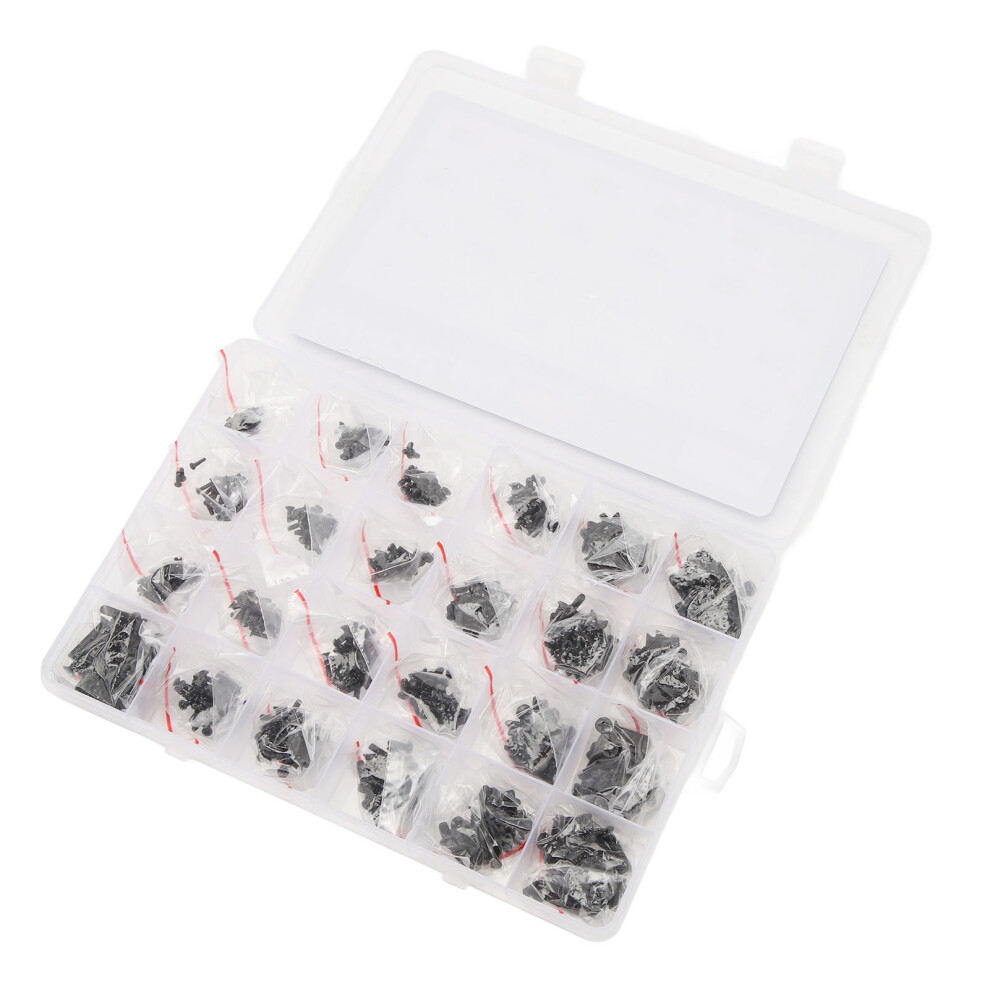 720Pcs Laptop Replacement Screw Assortment Kit Black Notebook Computer Repair Carbon Steel Screw Kit 6921317682786