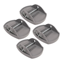 4PCS Caravan Jack Pads Load Dispersion Rust Proof High Strength Heavy Duty Jack Lifting Pad Adapter for RV