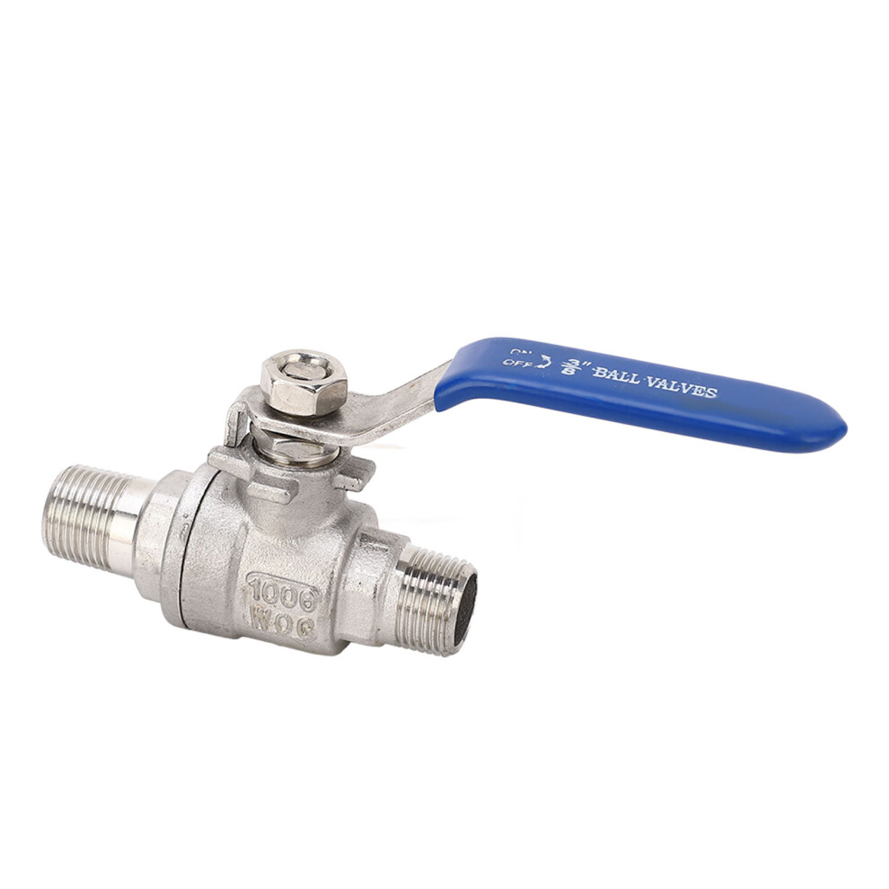Full Port Ball Valve 3/8In Stainless Steel Good Sealing Dn10 Male Ball Valve For Mechanical Equipment 4291317685905