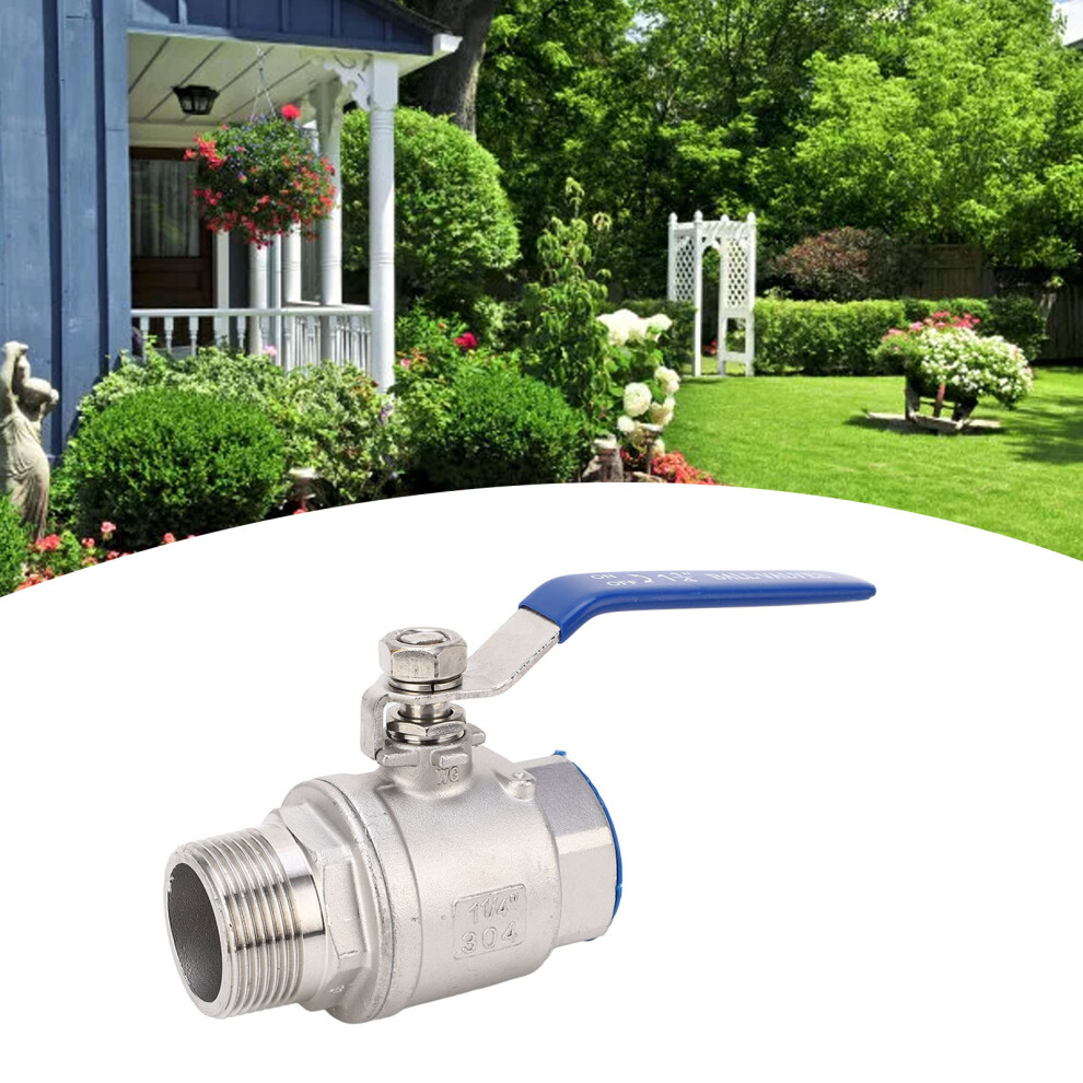 1 1/4In Dn32 Thread Ball Valve 1000Wog Nominal Working Pressure Female X Male Thread Npt Ball Valve 8101317685965