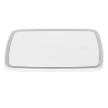 Makeup Mirror with Lights USB Rechargeable 45 Degree Vertical Tilt Dimmable Touch Screen Light Up Mirror White