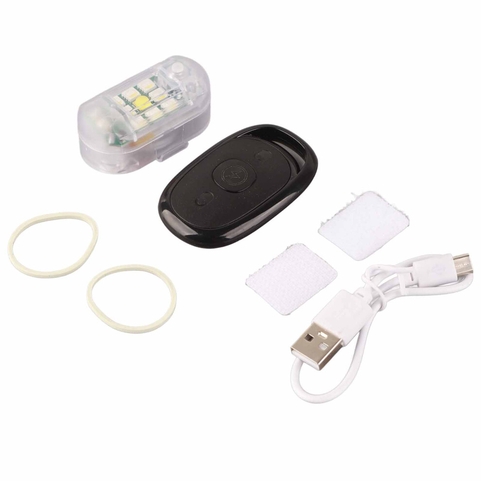 7 Colors Led Aircraft Strobe Rechargeable 2.4G Cordless Remote Control Strobe Flashing For Car Bike Remote Control Single Light 4181317686791