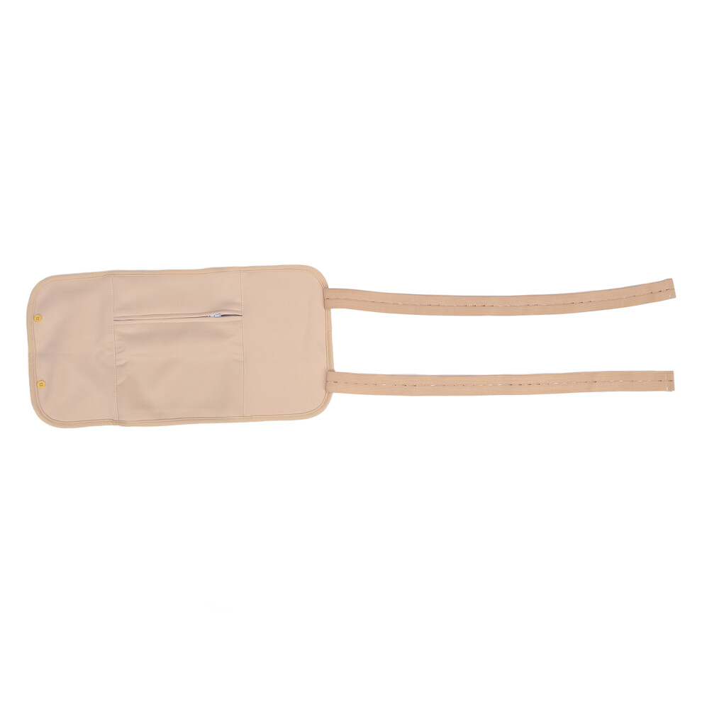 Castor Oil Pack Wrap Reusable Washable Oil Leakage Prevention Button Castor Oil Waist Neck Pack Skin Color