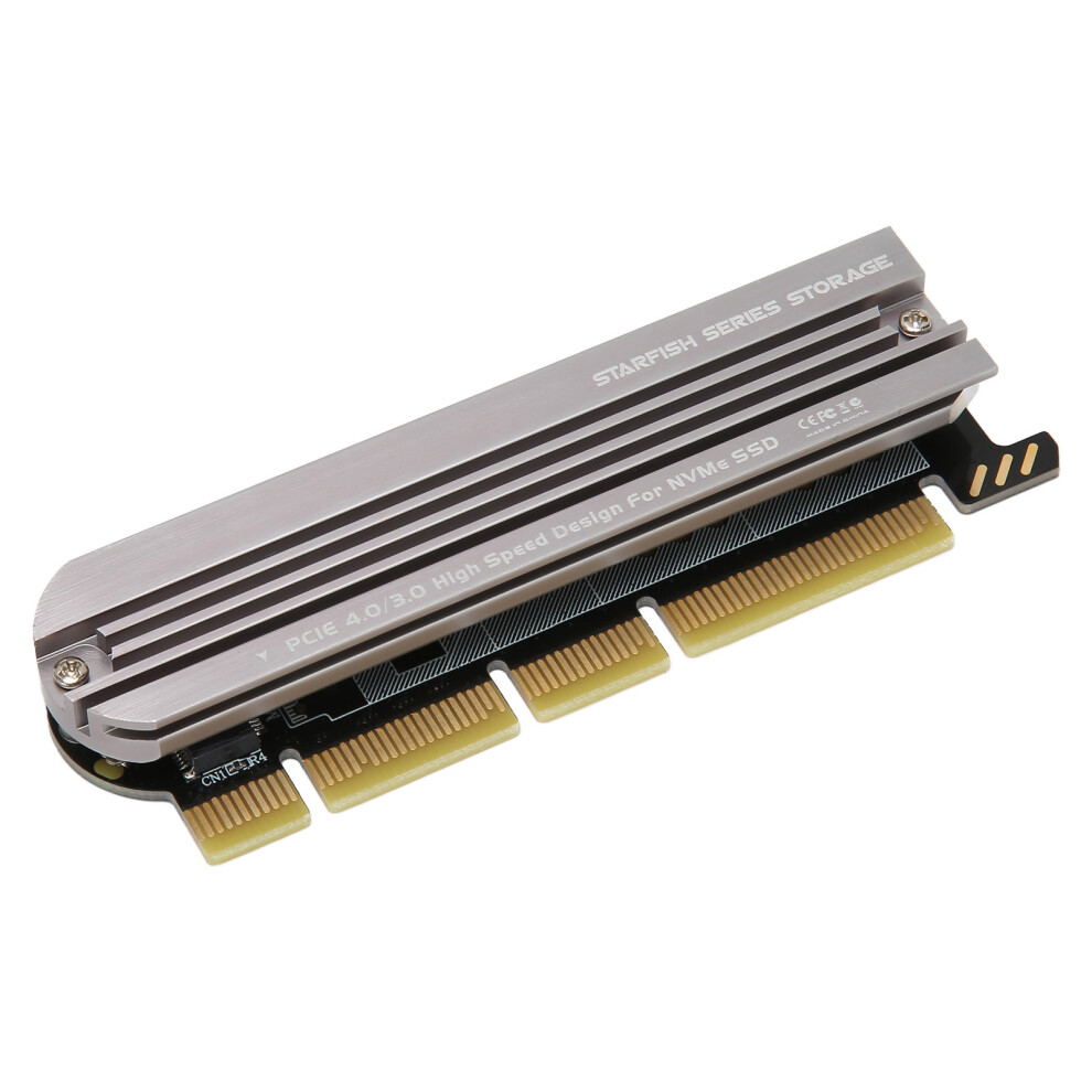 M.2 Nvme Ssd To Pcie Adapter Pcie 4.0 Aluminium Alloy Plug And Play M.2 Pcie Adapter Card For Desktop X16 Slot 9471317692027