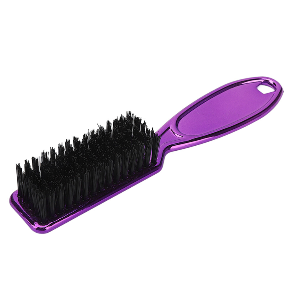 Unisex Purple Men Beard Styling Comb Beard Grooming Brush Haircut Styling Comb Handle Multifunctional Brush