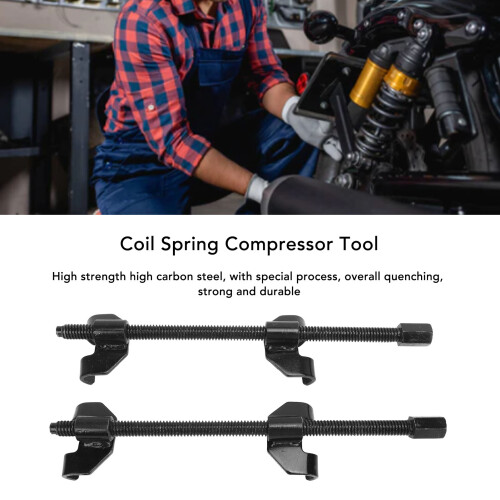 2Pcs Coil Spring Compressor High Carbon Steel Professional Strut Spring Compression Tool for Shock Absorber 2