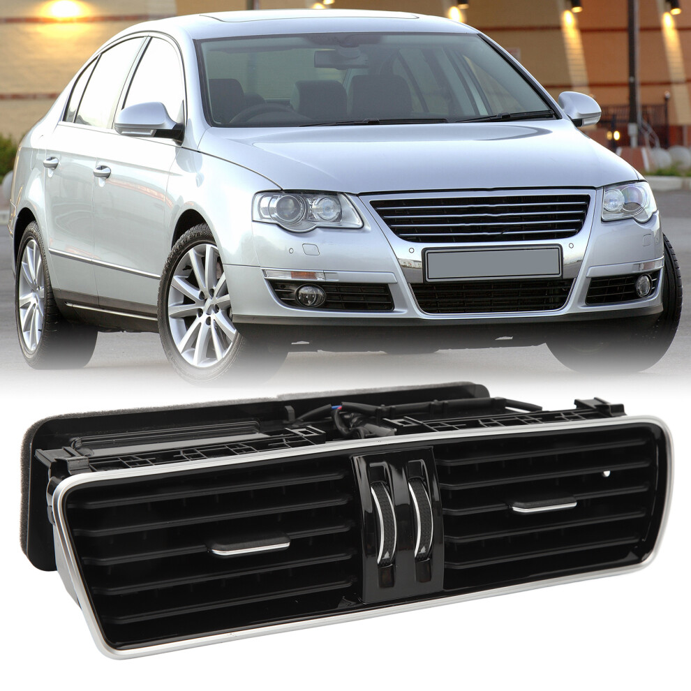 Chrome Central Dashboard Air Out Vent 3Ad819728a Center Dash Ac Heater Air Vent Fit For B6 B7 Cc Black 6911317694681