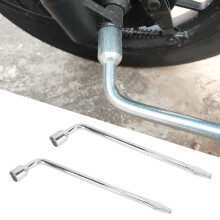 2 Stück 21 mm L-Schlüssel Steckschlüssel Radmutternschlüssel, 45 Stahl Auto-Reifenwerkzeug